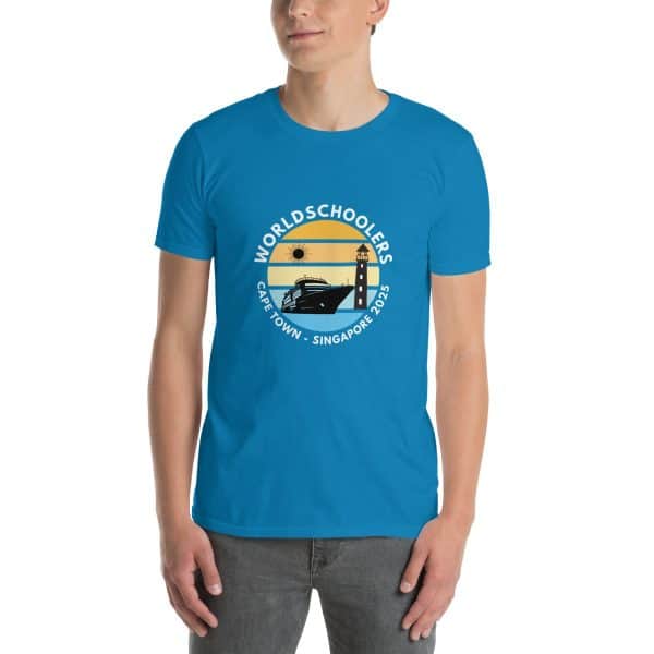 Cape Town - Singapore 2025 | White Font | Short-Sleeve Unisex T-Shirt