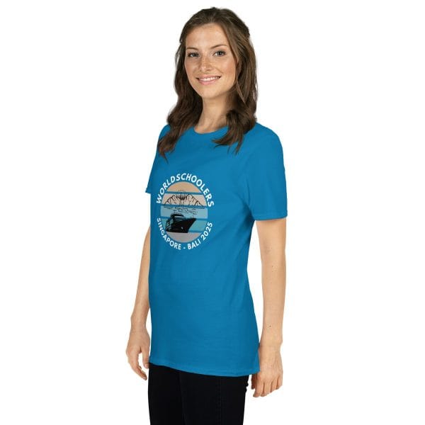 Singapore - Bali 2025 | White Font | Short-Sleeve Unisex T-Shirt