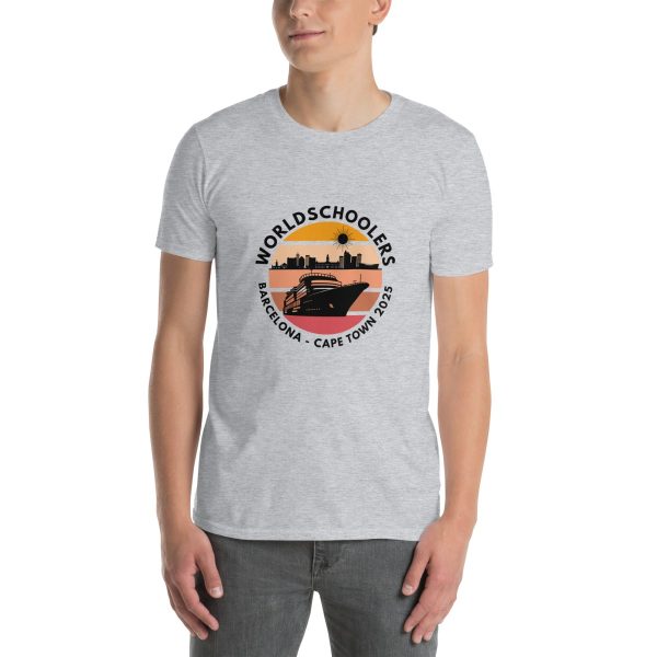 Barcelona - Cape Town 2025 | Black Font | Short-Sleeve Unisex T-Shirt