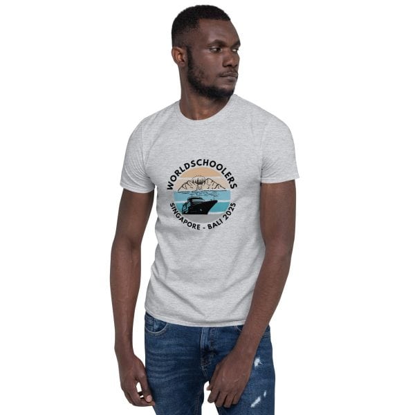Singapore - Bali 2025 | Black Font | Short-Sleeve Unisex T-Shirt