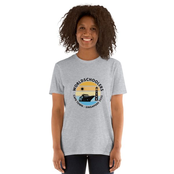 Cape Town - Singapore 2025 | Black Font | Short-Sleeve Unisex T-Shirt