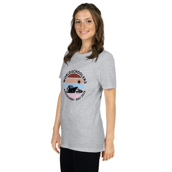 Barcelona - Bali 2025 | Black Font | Short-Sleeve Unisex T-Shirt