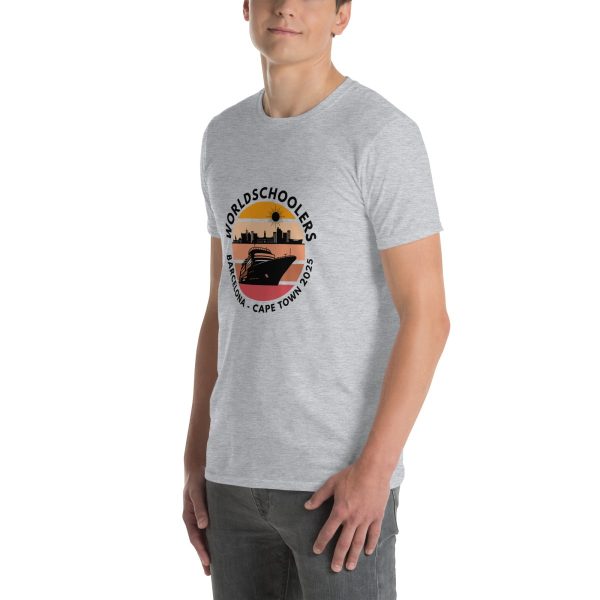 Barcelona - Cape Town 2025 | Black Font | Short-Sleeve Unisex T-Shirt
