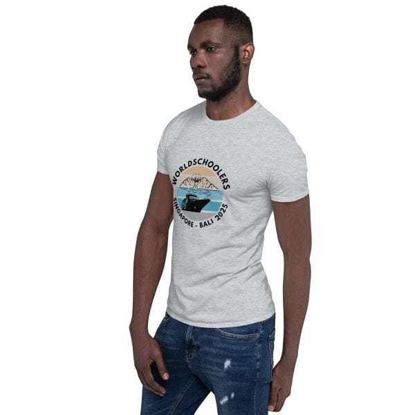 Singapore - Bali 2025 | Black Font | Short-Sleeve Unisex T-Shirt