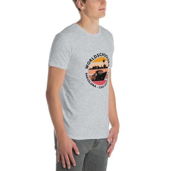 Barcelona - Cape Town 2025 | Black Font | Short-Sleeve Unisex T-Shirt