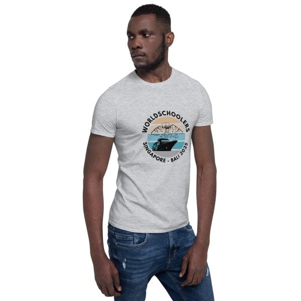 Singapore - Bali 2025 | Black Font | Short-Sleeve Unisex T-Shirt
