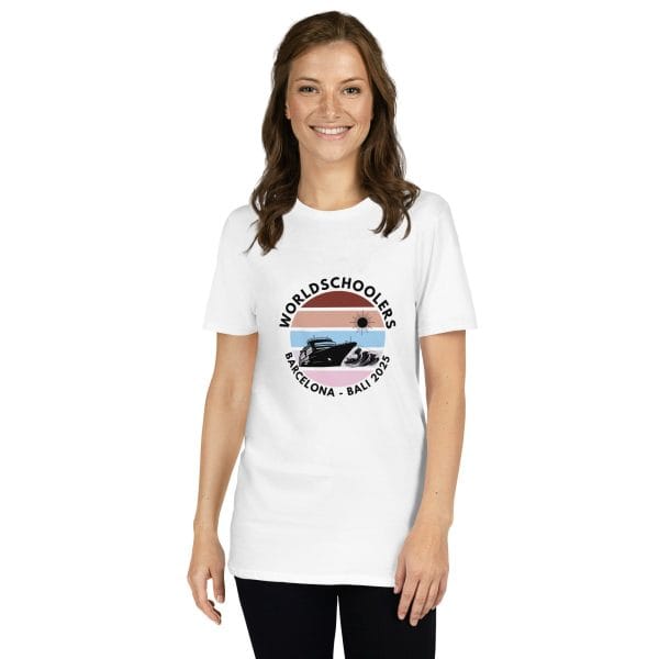 Barcelona - Bali 2025 | Black Font | Short-Sleeve Unisex T-Shirt
