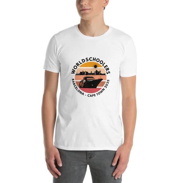 Barcelona - Cape Town 2025 | Black Font | Short-Sleeve Unisex T-Shirt
