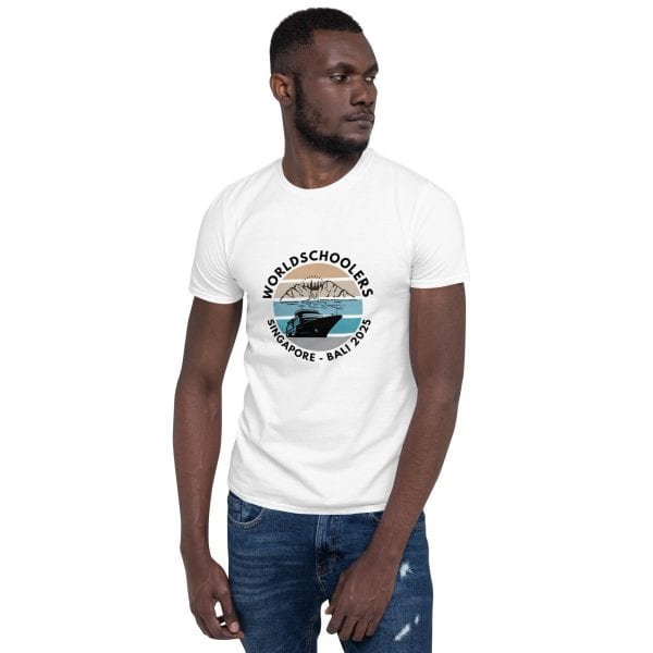 Singapore - Bali 2025 | Black Font | Short-Sleeve Unisex T-Shirt