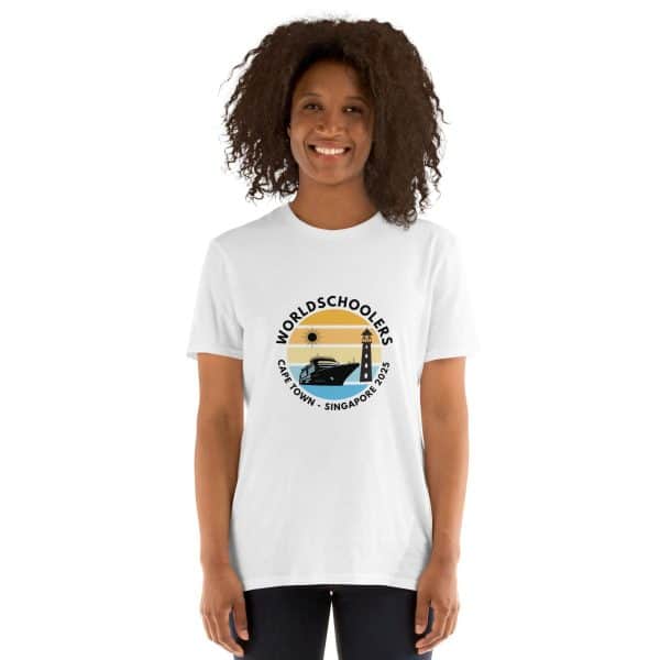Cape Town - Singapore 2025 | Black Font | Short-Sleeve Unisex T-Shirt