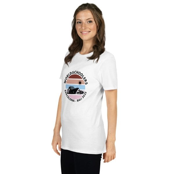 Barcelona - Bali 2025 | Black Font | Short-Sleeve Unisex T-Shirt