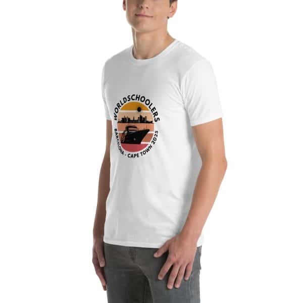 Barcelona - Cape Town 2025 | Black Font | Short-Sleeve Unisex T-Shirt