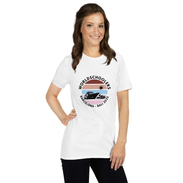 Barcelona - Bali 2025 | Black Font | Short-Sleeve Unisex T-Shirt