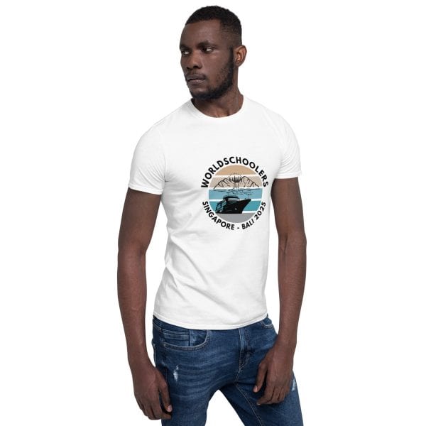 Singapore - Bali 2025 | Black Font | Short-Sleeve Unisex T-Shirt