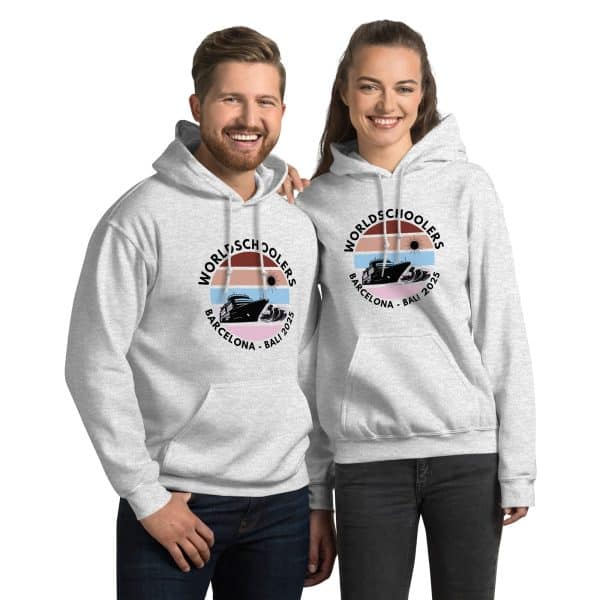 Barcelona - Bali 2025 | Black Font | Unisex Hoodie