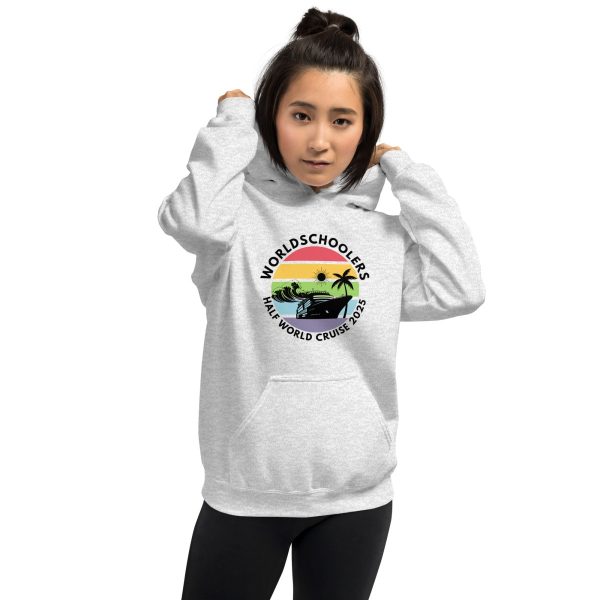 Half World Cruise 2025 | Black Font | Unisex Hoodie