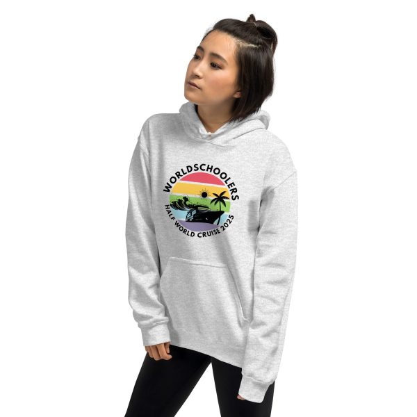 Half World Cruise 2025 | Black Font | Unisex Hoodie
