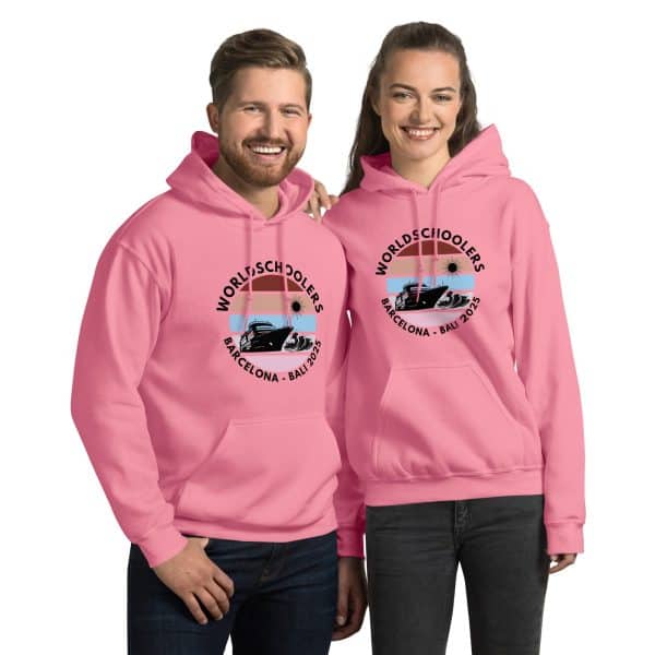 Barcelona - Bali 2025 | Black Font | Unisex Hoodie