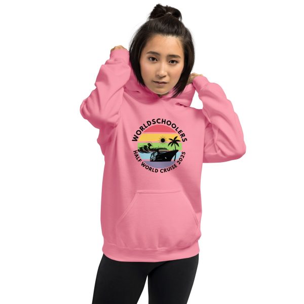 Half World Cruise 2025 | Black Font | Unisex Hoodie