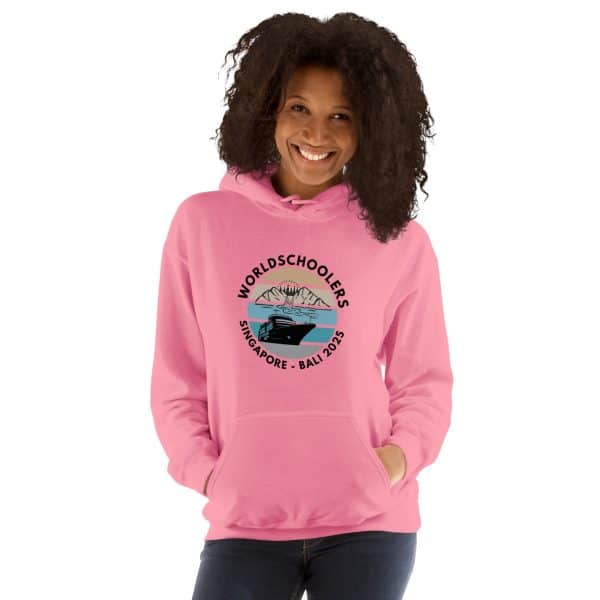 Singapore - Bali 2025 | Black Font | Unisex Hoodie