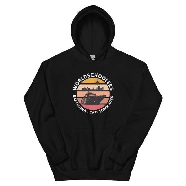 Barcelona - Cape Town 2025 | White Font | Unisex Hoodie
