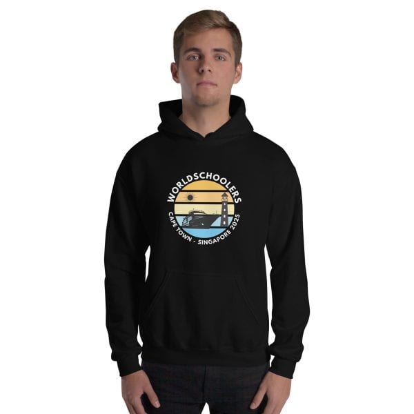 Cape Town - Singapore 2025 | White Font | Unisex Hoodie