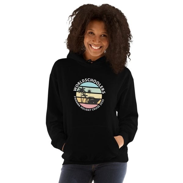 Panama Holiday Cruise 2025 | White Font | Unisex Hoodie