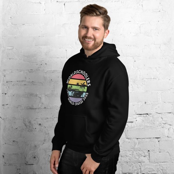 Half World Cruise 2025 | White Font | Unisex Hoodie
