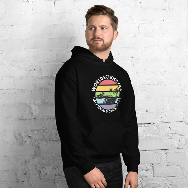 Half World Cruise 2025 | White Font | Unisex Hoodie