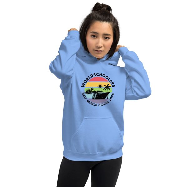Half World Cruise 2025 | Black Font | Unisex Hoodie