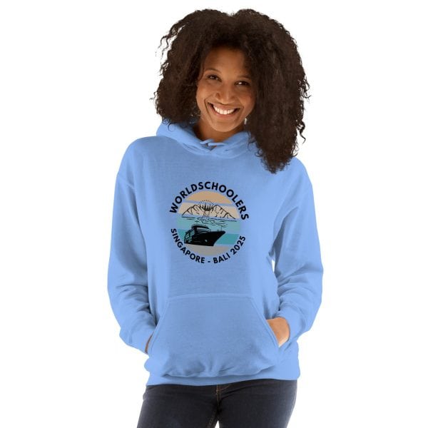 Singapore - Bali 2025 | Black Font | Unisex Hoodie