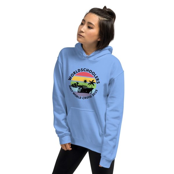 Half World Cruise 2025 | Black Font | Unisex Hoodie