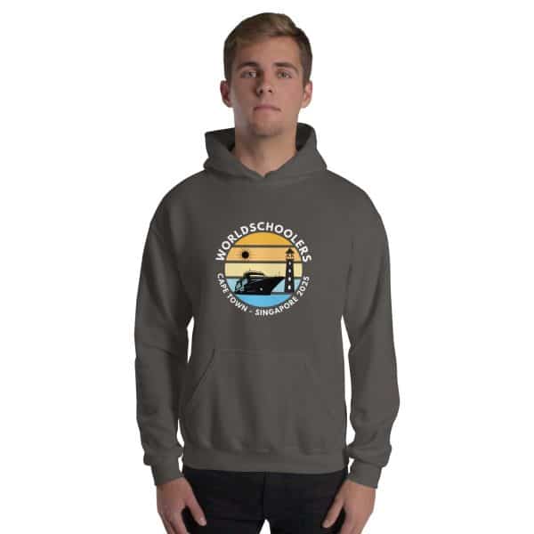 Cape Town - Singapore 2025 | White Font | Unisex Hoodie