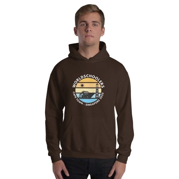 Cape Town - Singapore 2025 | White Font | Unisex Hoodie