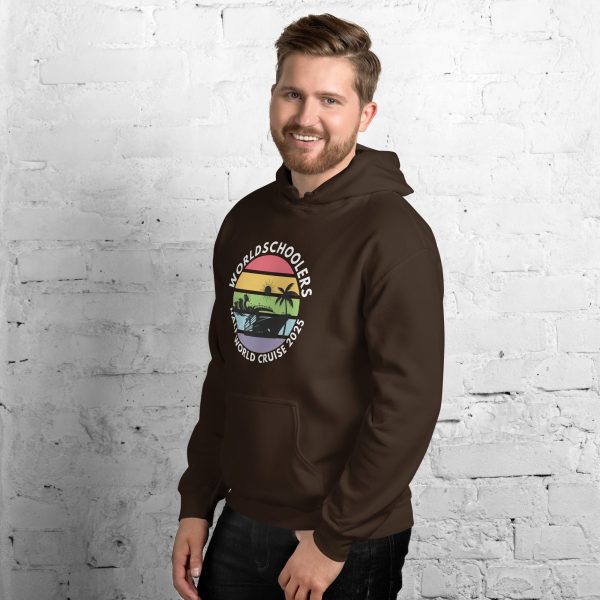 Half World Cruise 2025 | White Font | Unisex Hoodie