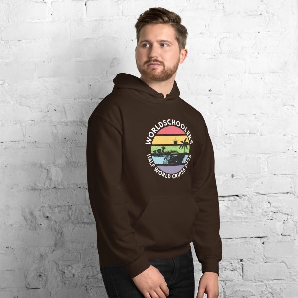 Half World Cruise 2025 | White Font | Unisex Hoodie