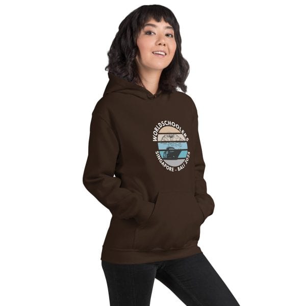 Singapore - Bali 2025 | White Font | Unisex Hoodie