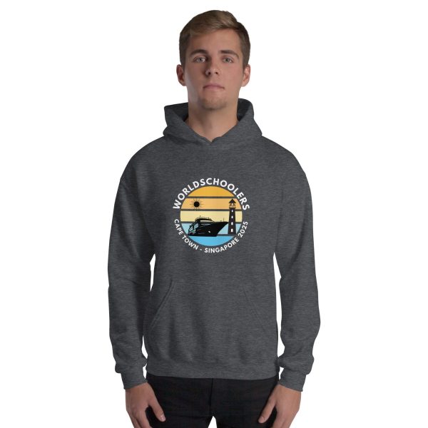 Cape Town - Singapore 2025 | White Font | Unisex Hoodie