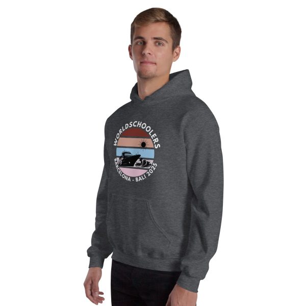 Barcelona - Bali 2025 | White Font | Unisex Hoodie