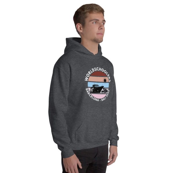 Barcelona - Bali 2025 | White Font | Unisex Hoodie