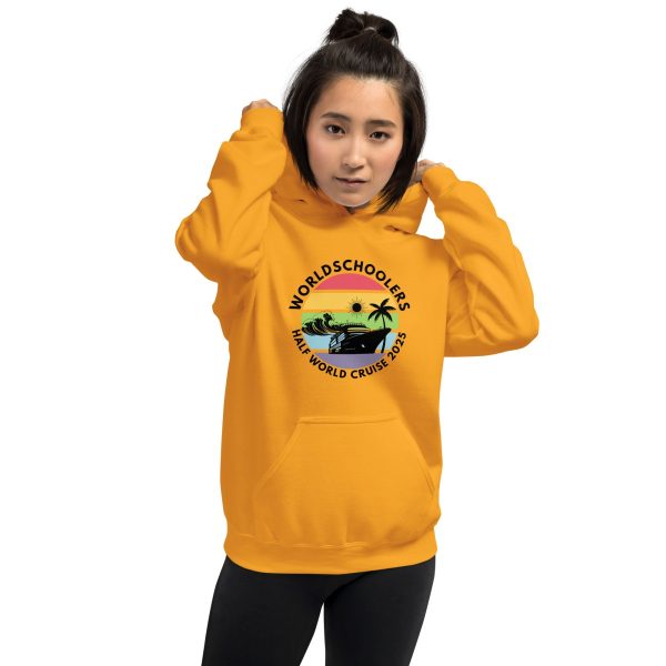 Half World Cruise 2025 | Black Font | Unisex Hoodie