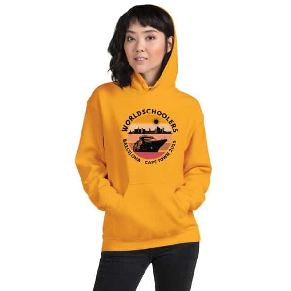 Barcelona - Cape Town 2025 | Black Font | Unisex Hoodie