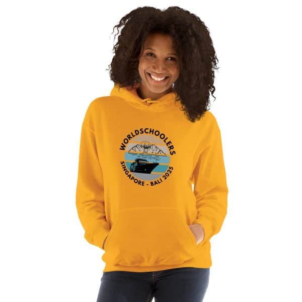 Singapore - Bali 2025 | Black Font | Unisex Hoodie