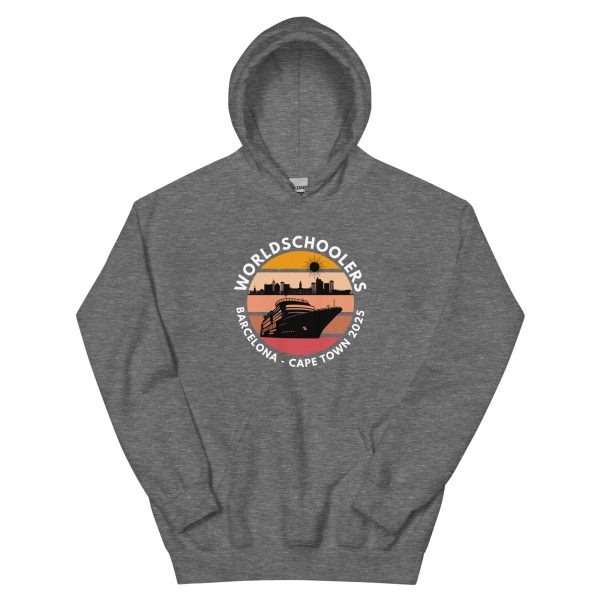 Barcelona - Cape Town 2025 | White Font | Unisex Hoodie