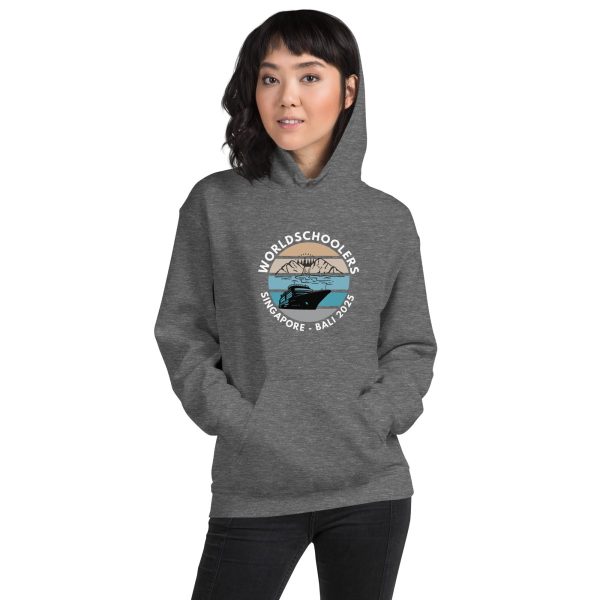 Singapore - Bali 2025 | White Font | Unisex Hoodie