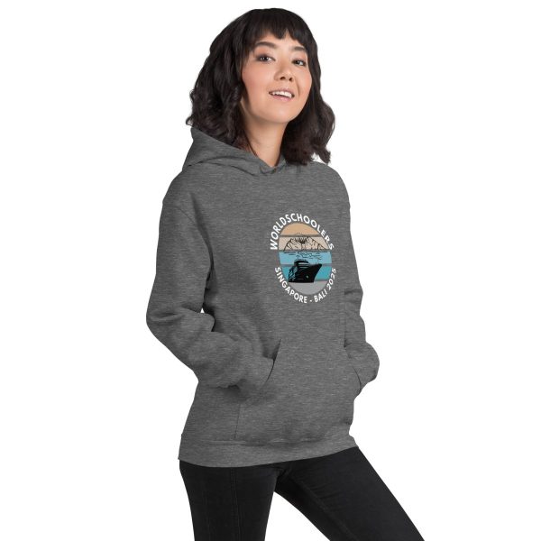 Singapore - Bali 2025 | White Font | Unisex Hoodie