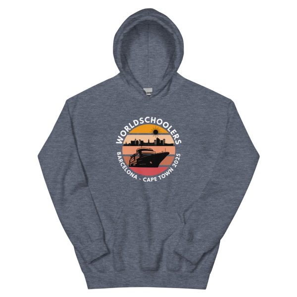 Barcelona - Cape Town 2025 | White Font | Unisex Hoodie