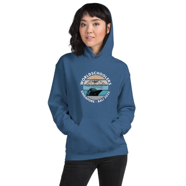 Singapore - Bali 2025 | White Font | Unisex Hoodie