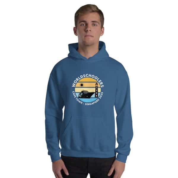 Cape Town - Singapore 2025 | White Font | Unisex Hoodie
