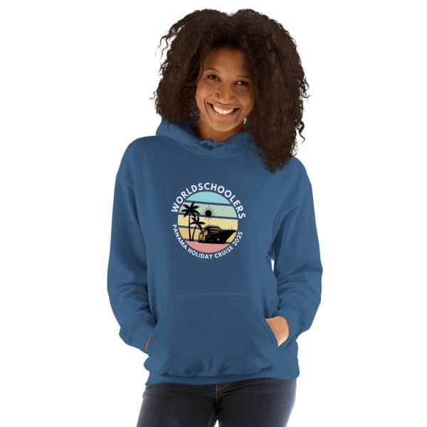 Panama Holiday Cruise 2025 | White Font | Unisex Hoodie